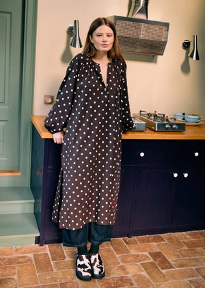 Lara kjole Brown Dot Sissel Edelbo 